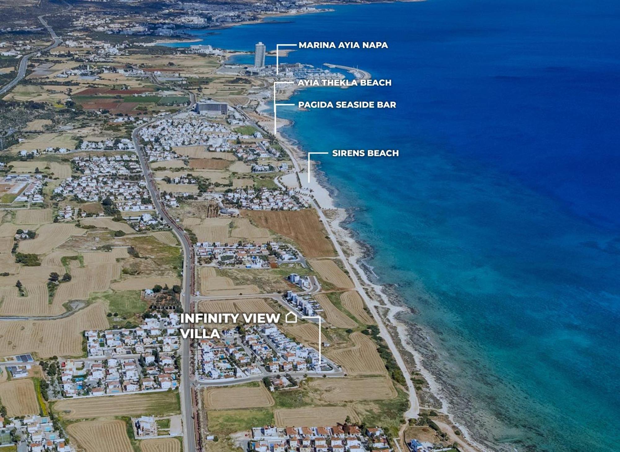 Infinity View Villa Ayia Napa Exterior foto